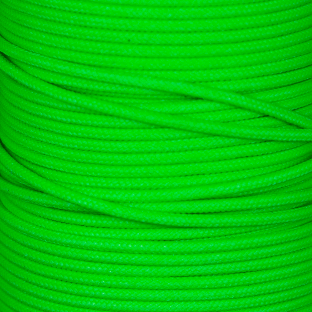 3', 6', 9', 12', 15' Flo Green D Loop BCY # 24 Rope Material ARCHERY BOW STRING