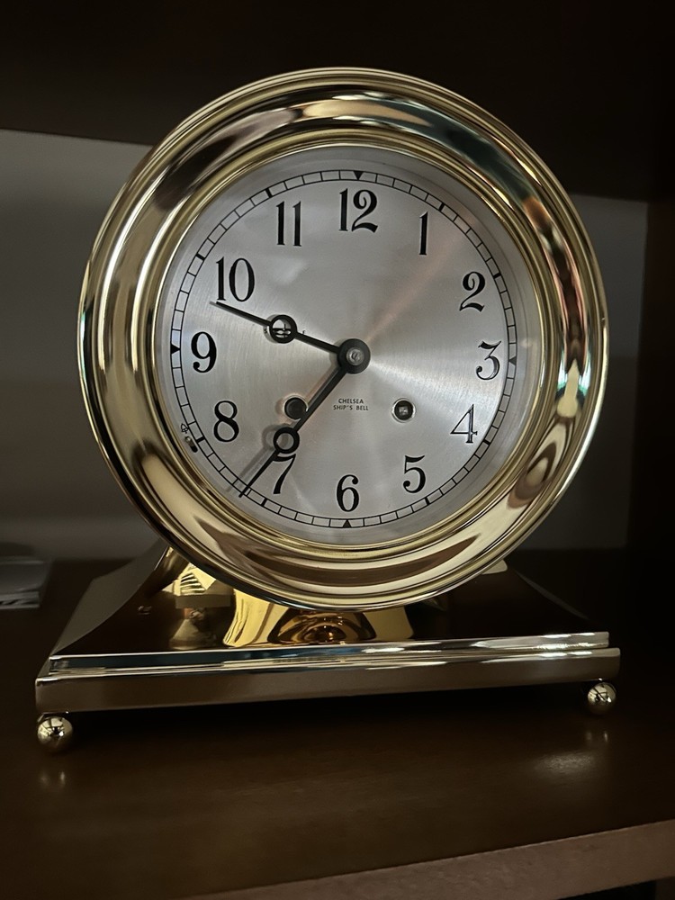 6” Face Chelsea Ships Bell Constitution Clock