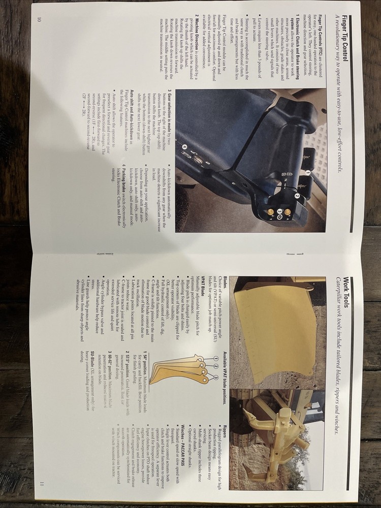 Caterpillar D6M Brochure ‘96