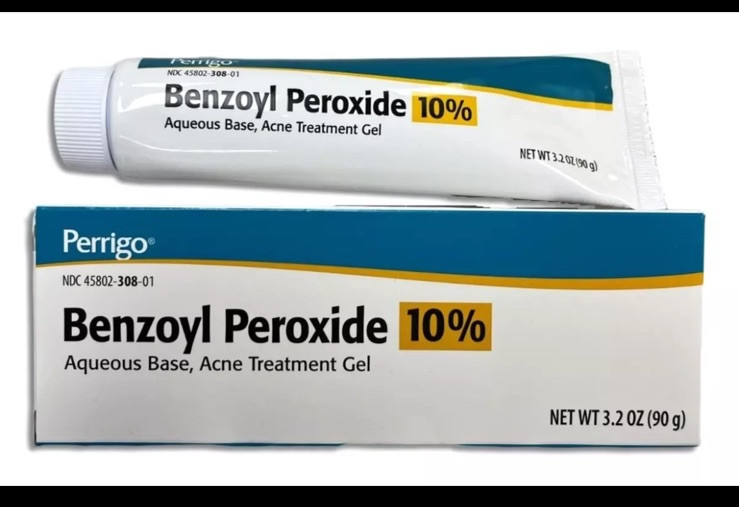 Benzoyl Peroxide 10% Acne GEL BIG TUBE 3.2 oz (90gm) PERRIGO [Exp: 08/2027]