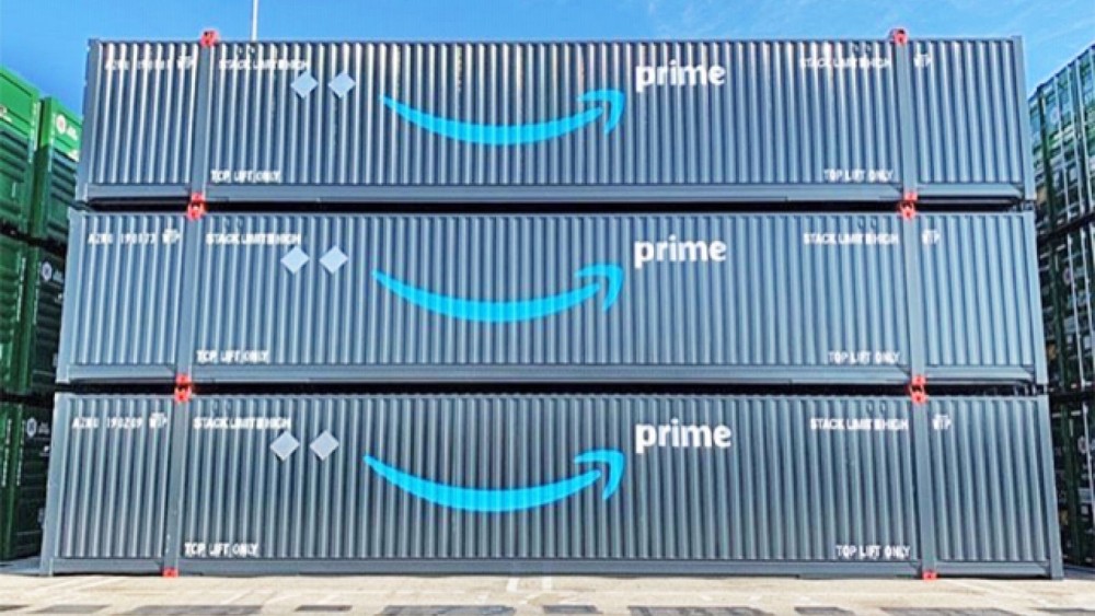 Amazon Prime Container HO 1:64 Scale Decal Set