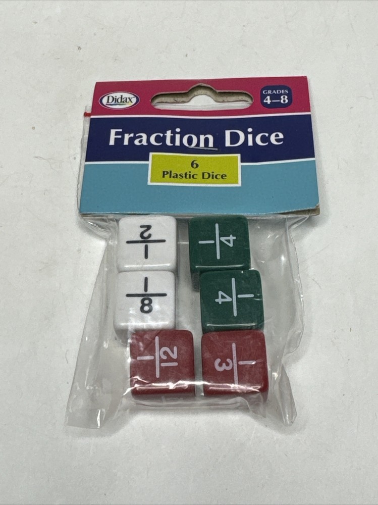 Didax Fraction Dice