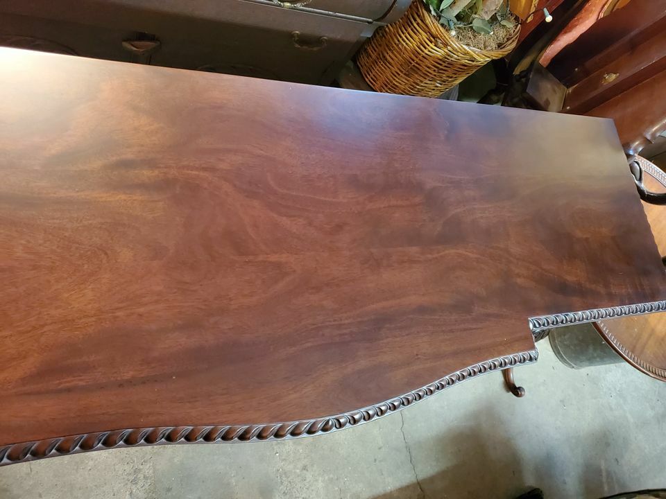 Hancock Mahogany Dining Server / Console Table - Carved Details - Elegant!