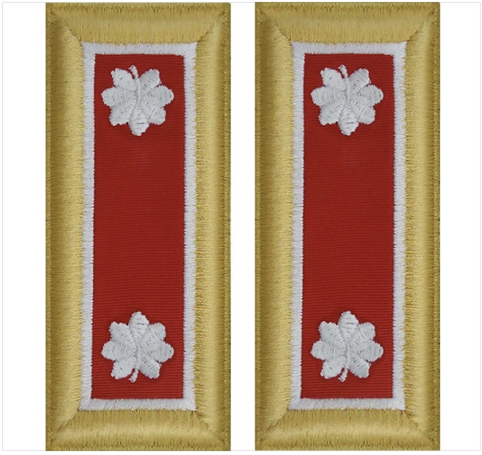 GENUINE U.S. ARMY SHOULDER STRAP: LIEUTENANT COLONEL ENGINEER