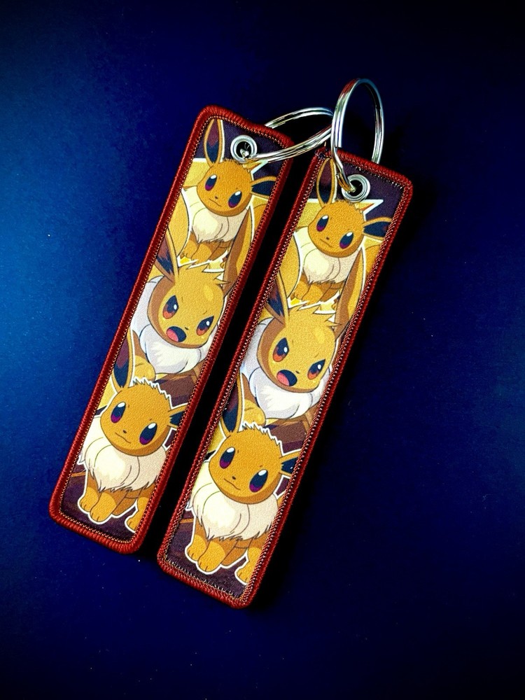 1 Piece Double Sided 5 Inch Eevee Keychain