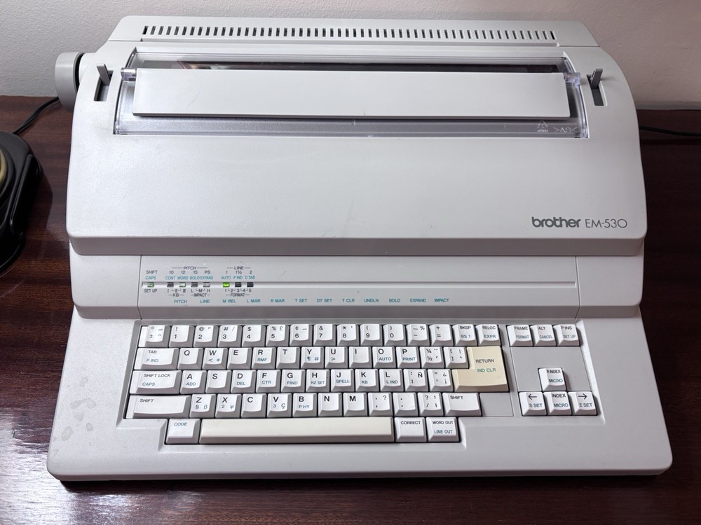 Brother EM-530 Electric Typewriter Word Processor **READ