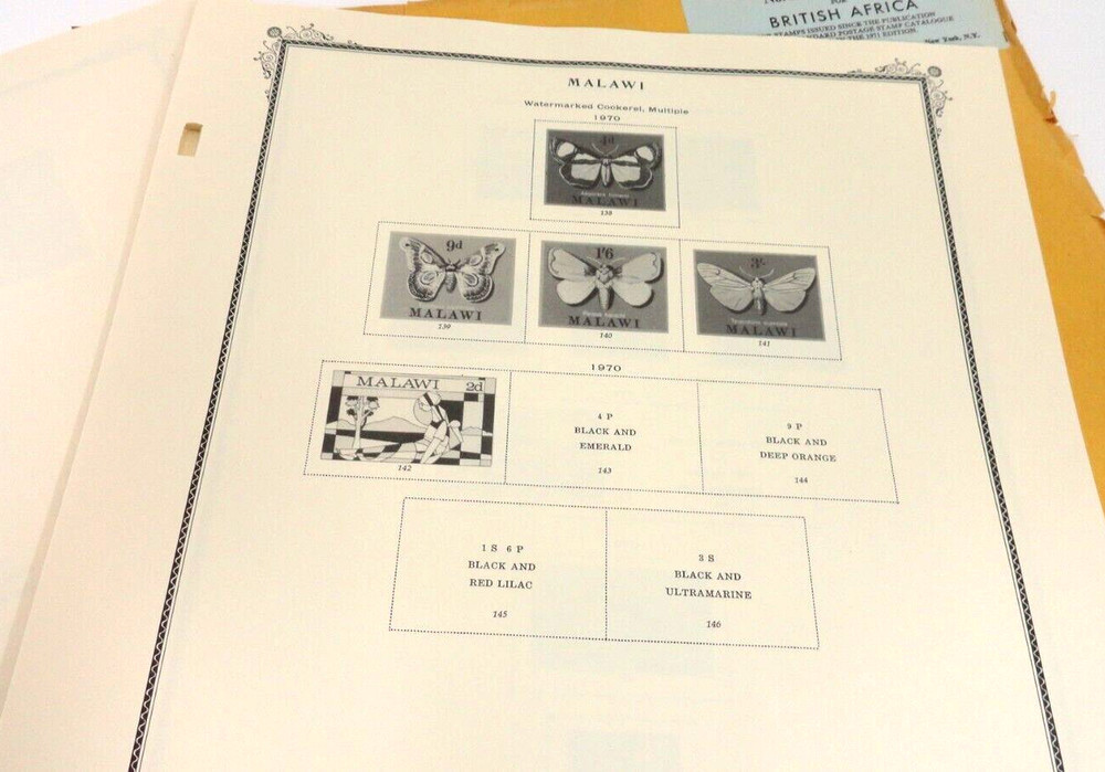 Scott 1971 British Commonwealth Nations in Africa Stamp Album Supplement #24 NOS