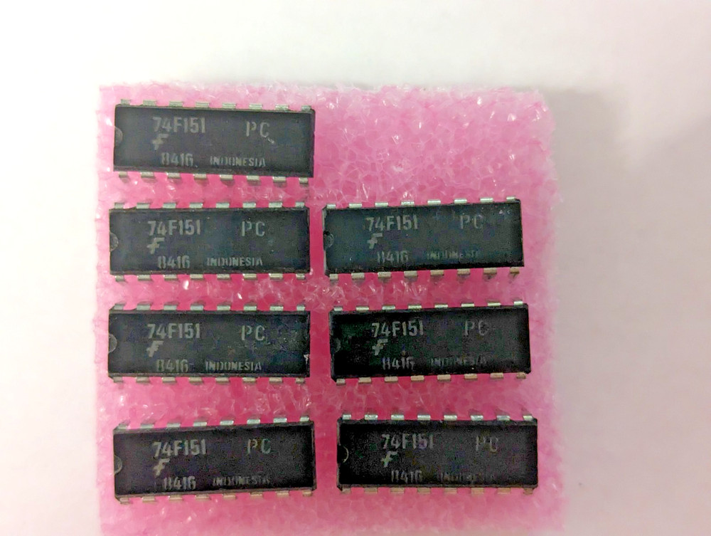 7PCS SN74F151 Eight Input Multiplexer 74F151 NOS
