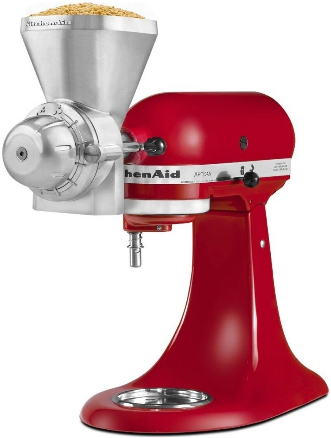 KitchenAid Grain Mill Stand Mixer Attachment Model KGM NIB