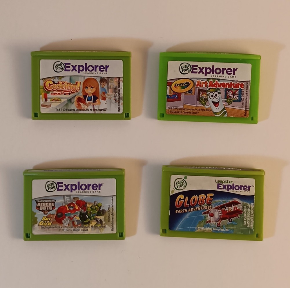 (19) LeapFrog Explorer Games Bundle With Camera (*Untested)