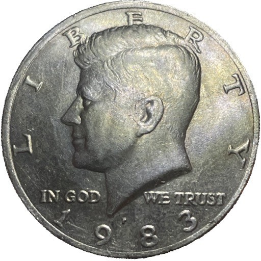 1983 Kennedy Half Dollar from P Mint