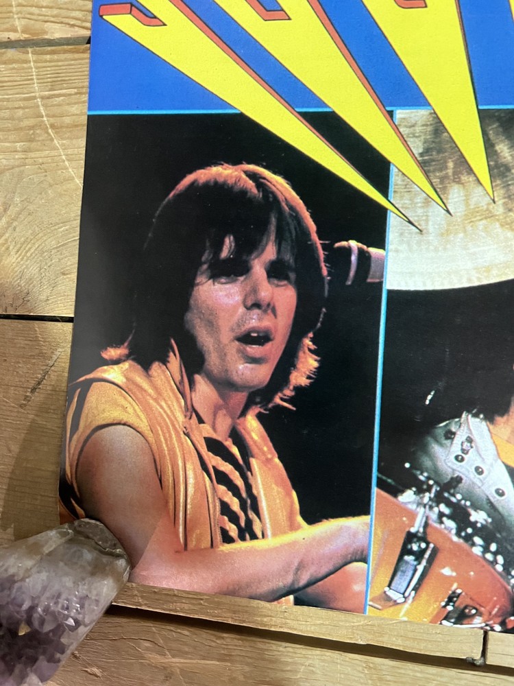 VTG 1980s Journey Rock Band Poster 22" x 16 1/2"