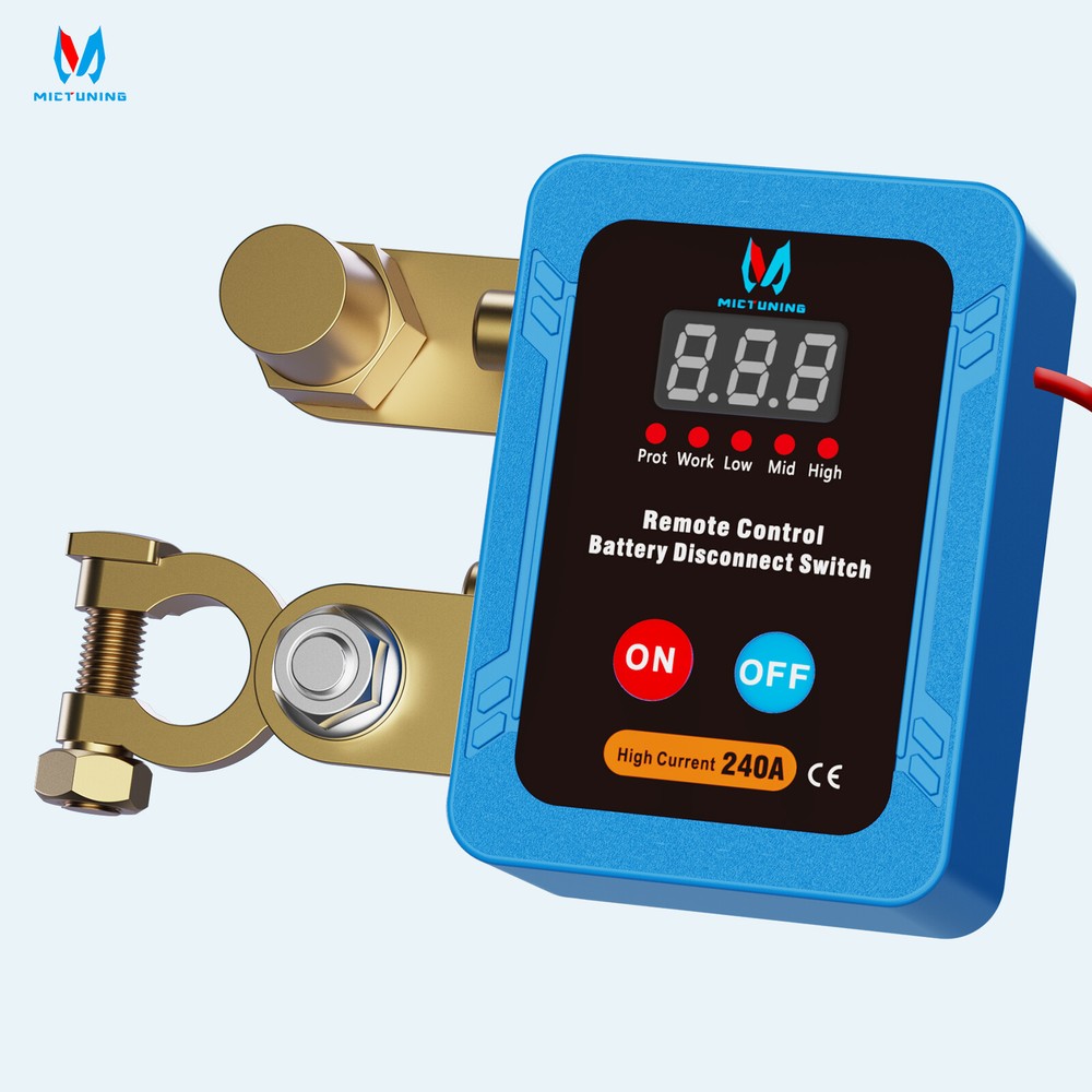 Remote Control Car Battery Switch Disconnect Power Cut Off Kill Master Isolator