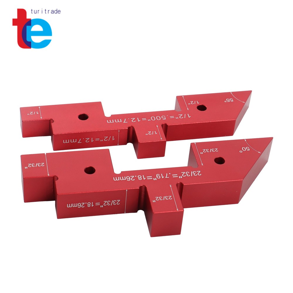14 Pcs Aluminum Precision Router Table Setup Bars Setup Blocks Woodworking