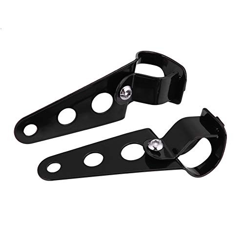 for 32mm Headlight Brackets 2pcs Stainless Steel Adjustable Motorcycle
