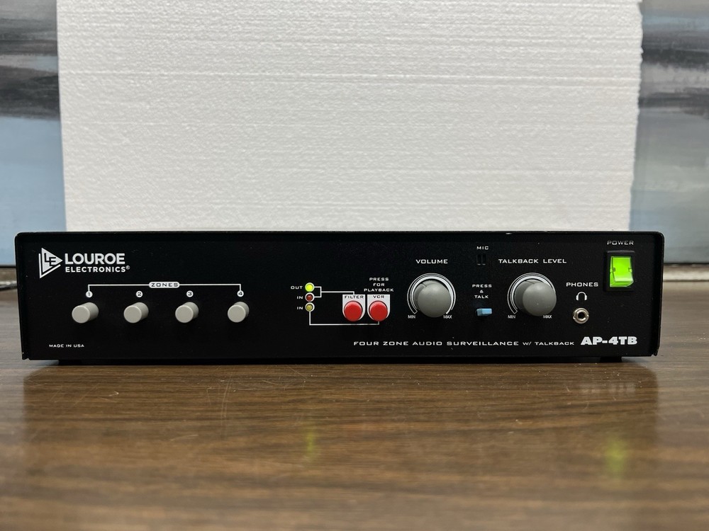 Louroe LE-322 AP-4TB Working TESTED!!