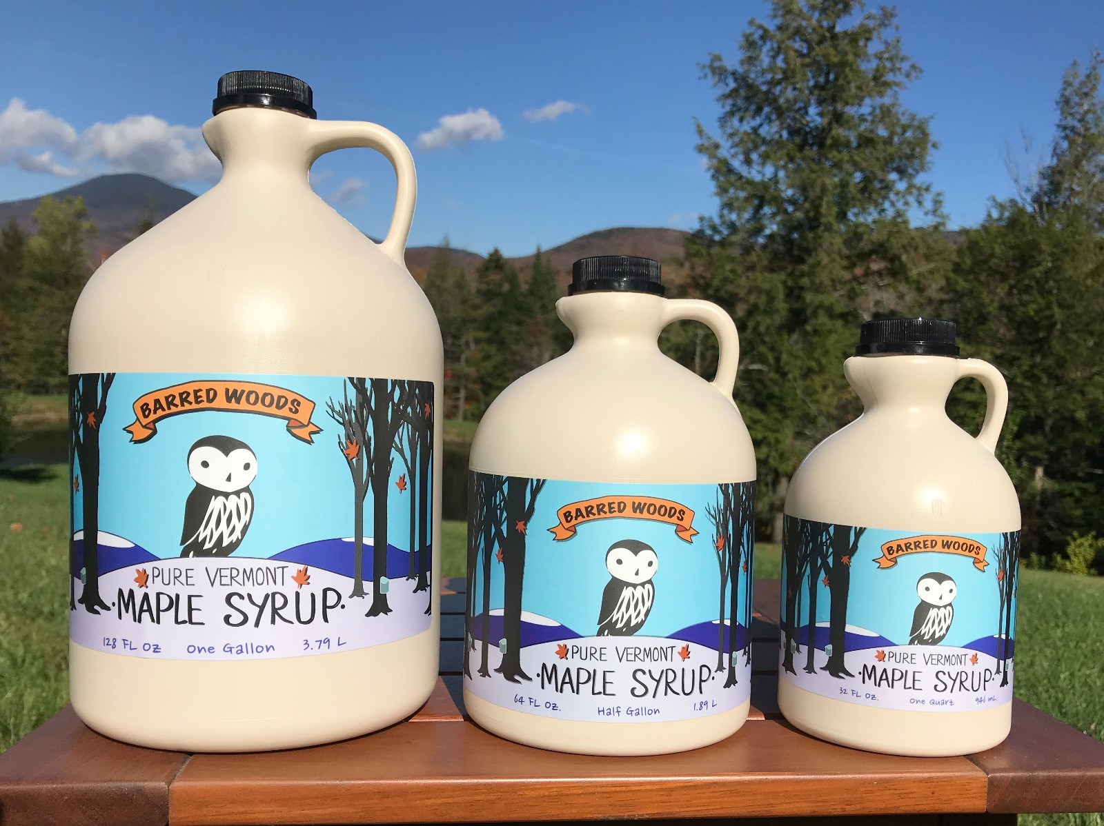 Pure Organic Vermont Maple Syrup - From Barred Woods Maple
