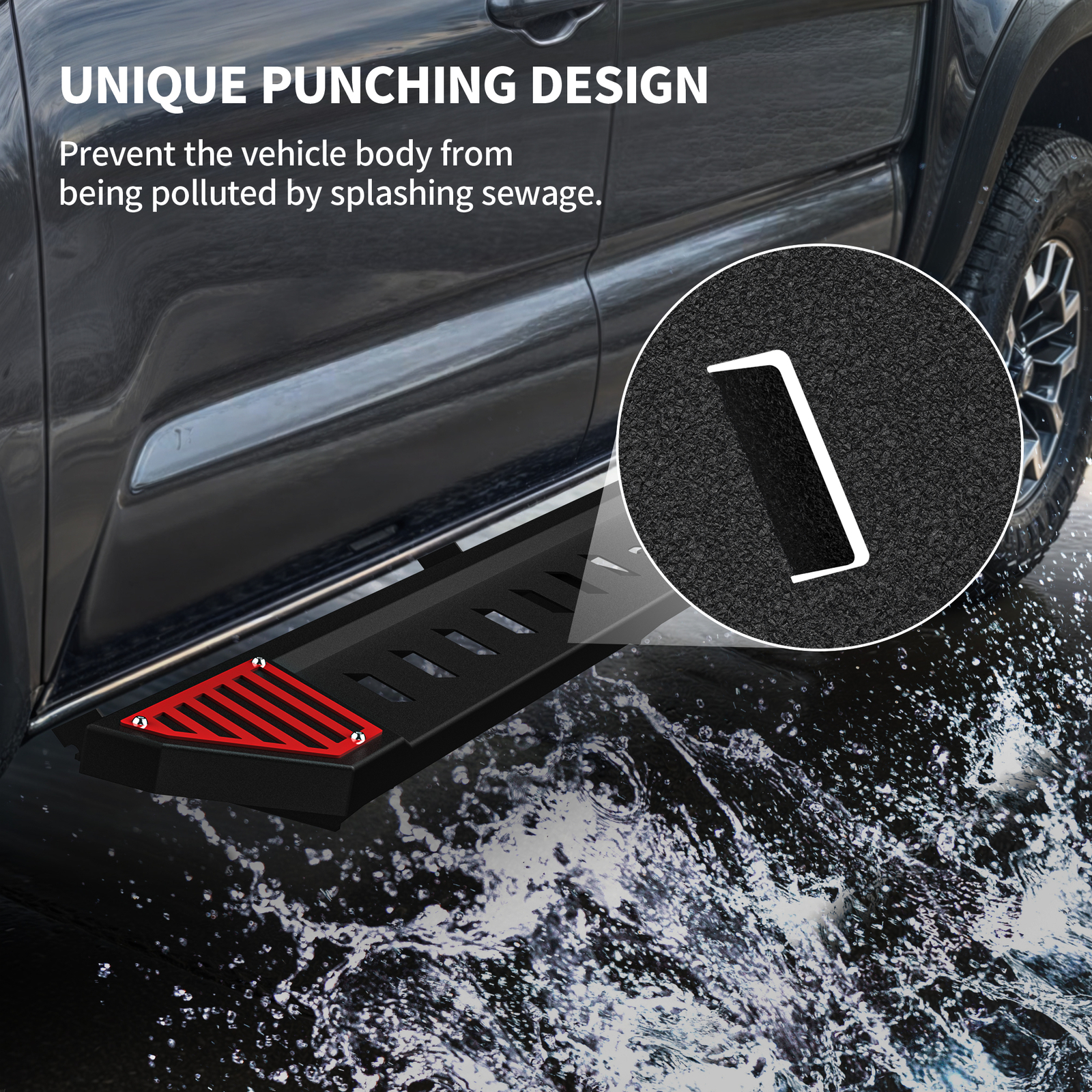 OEDRO Running Boards for 2005-2023 Toyota Tacoma Double Cab Side Steps Nerf Bars