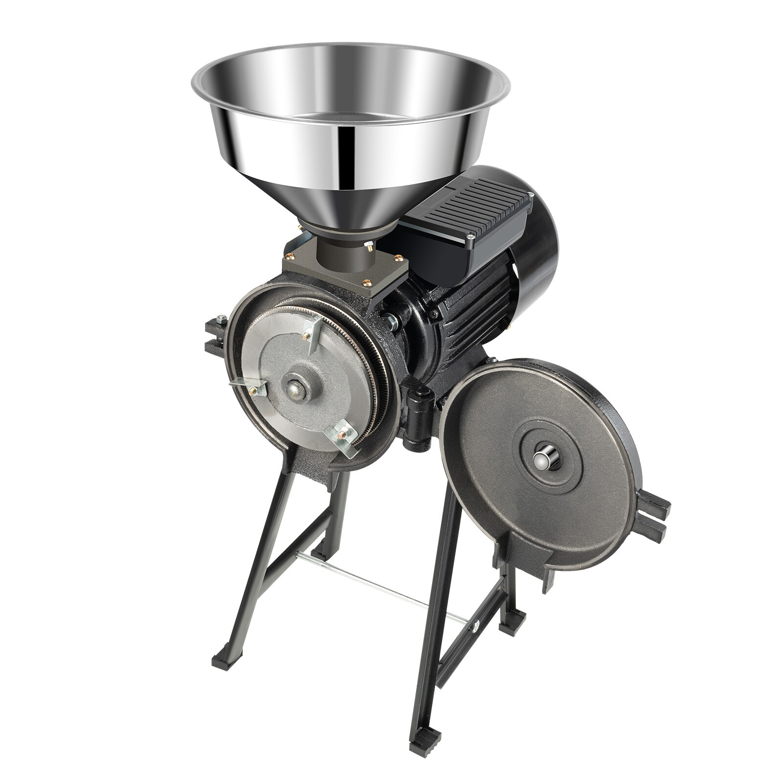 1500W Electric Grinder Mill Grain Wet & Dry Corn Wheat Feed Flour Cereal Machine