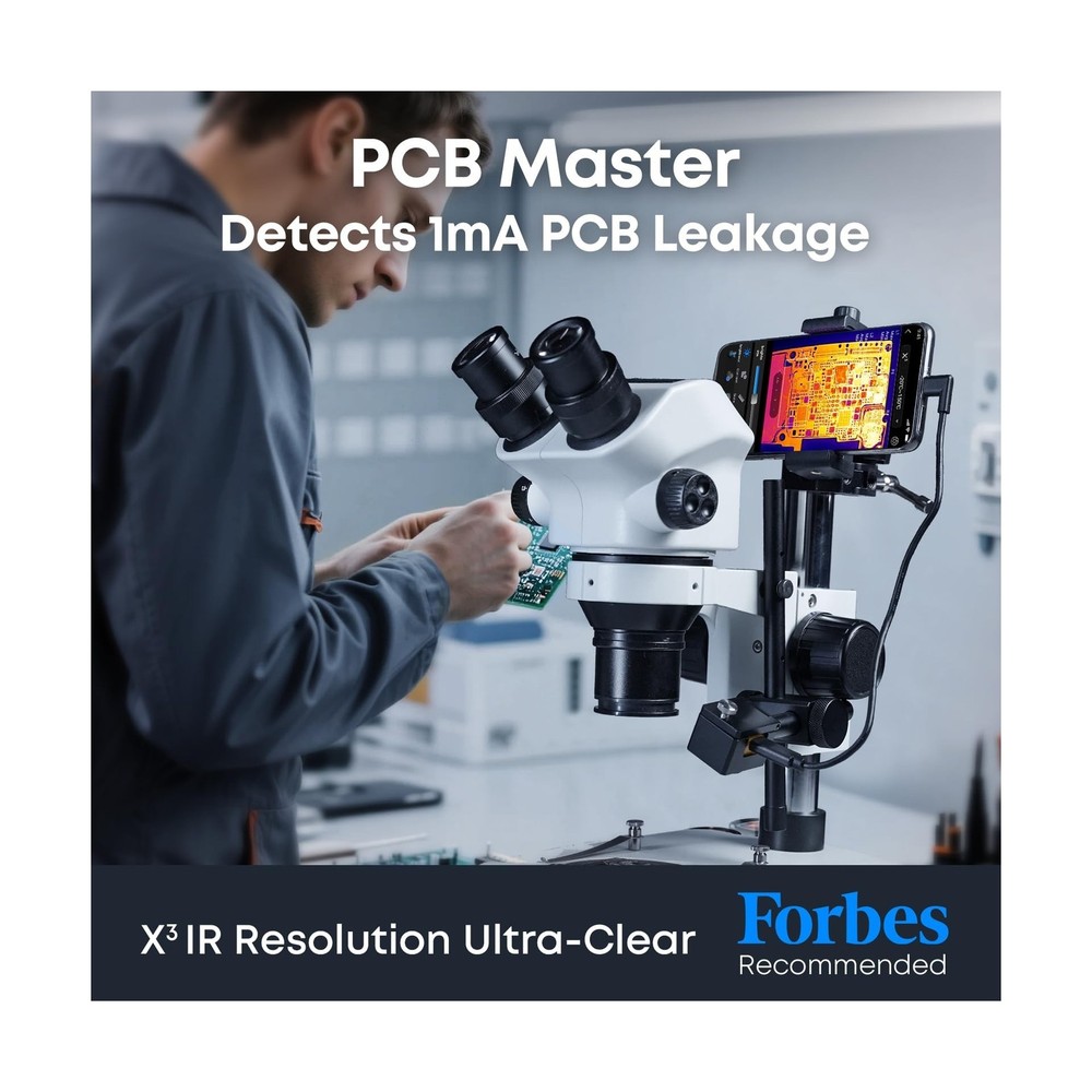 Thermal Master P3, Thermal Camera for iOS & Android, Manual Focus Infrared Ca...