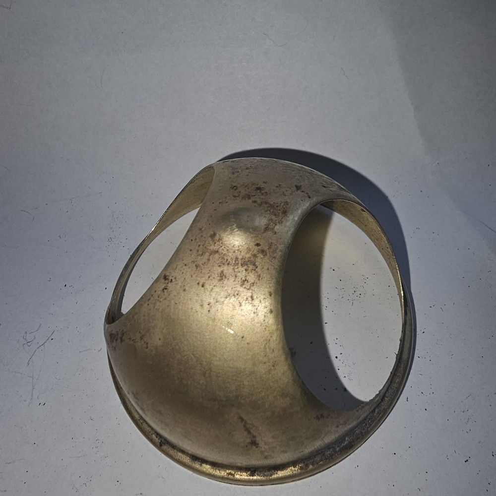 1908 Benjamin porcelain and brass double bulb socket adapter