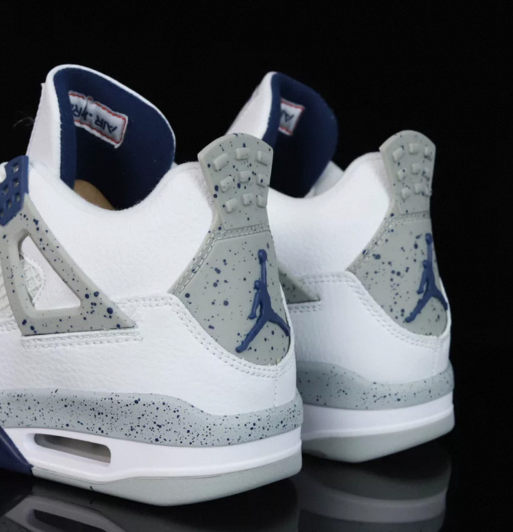 Jordan 4 Retro "Midnight Navy" Men's Basketball Shoes Mid Top Us Size7-12