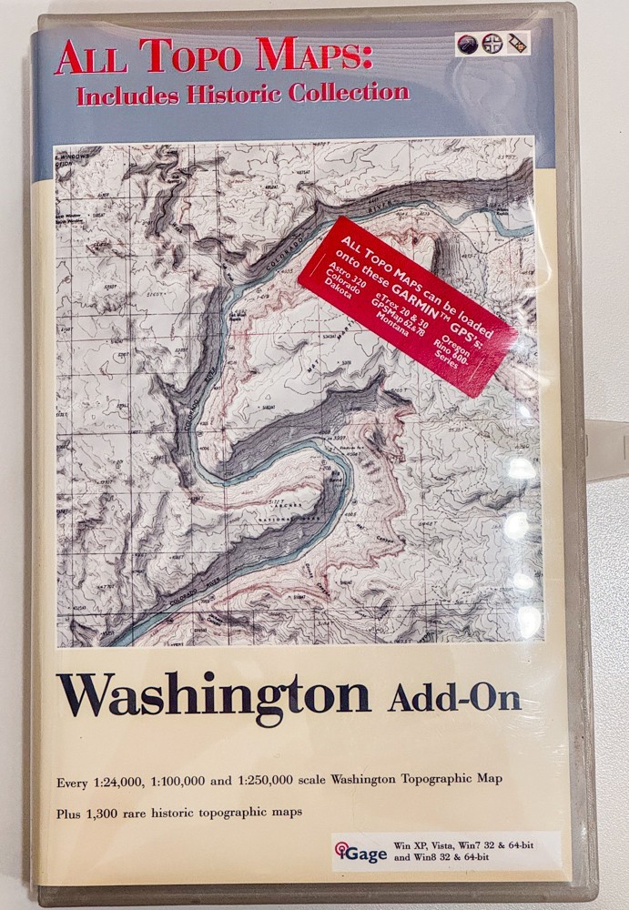 All Topo Maps v7: Washington Add-On map set