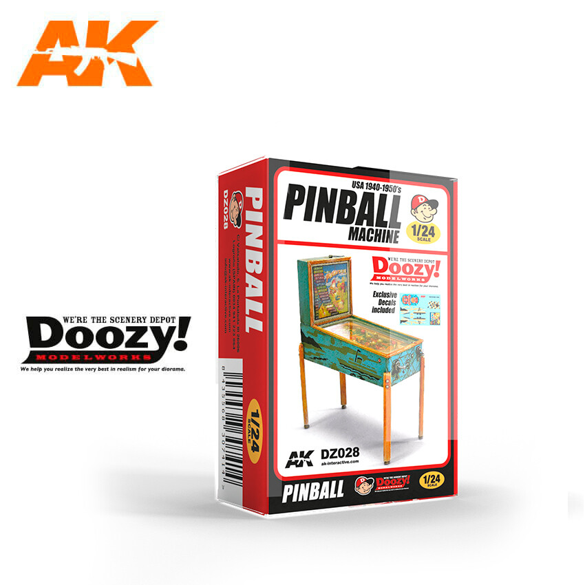 AK-Interactive 1/24 US Pinball Machine 1940s-1950s
