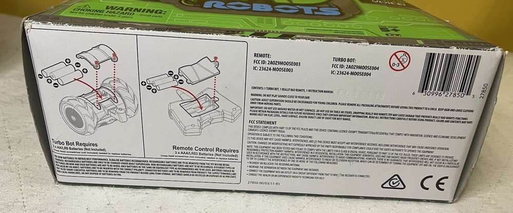 Really RAD Robots - Remote Control & Voice Command Rare TURBO BOT