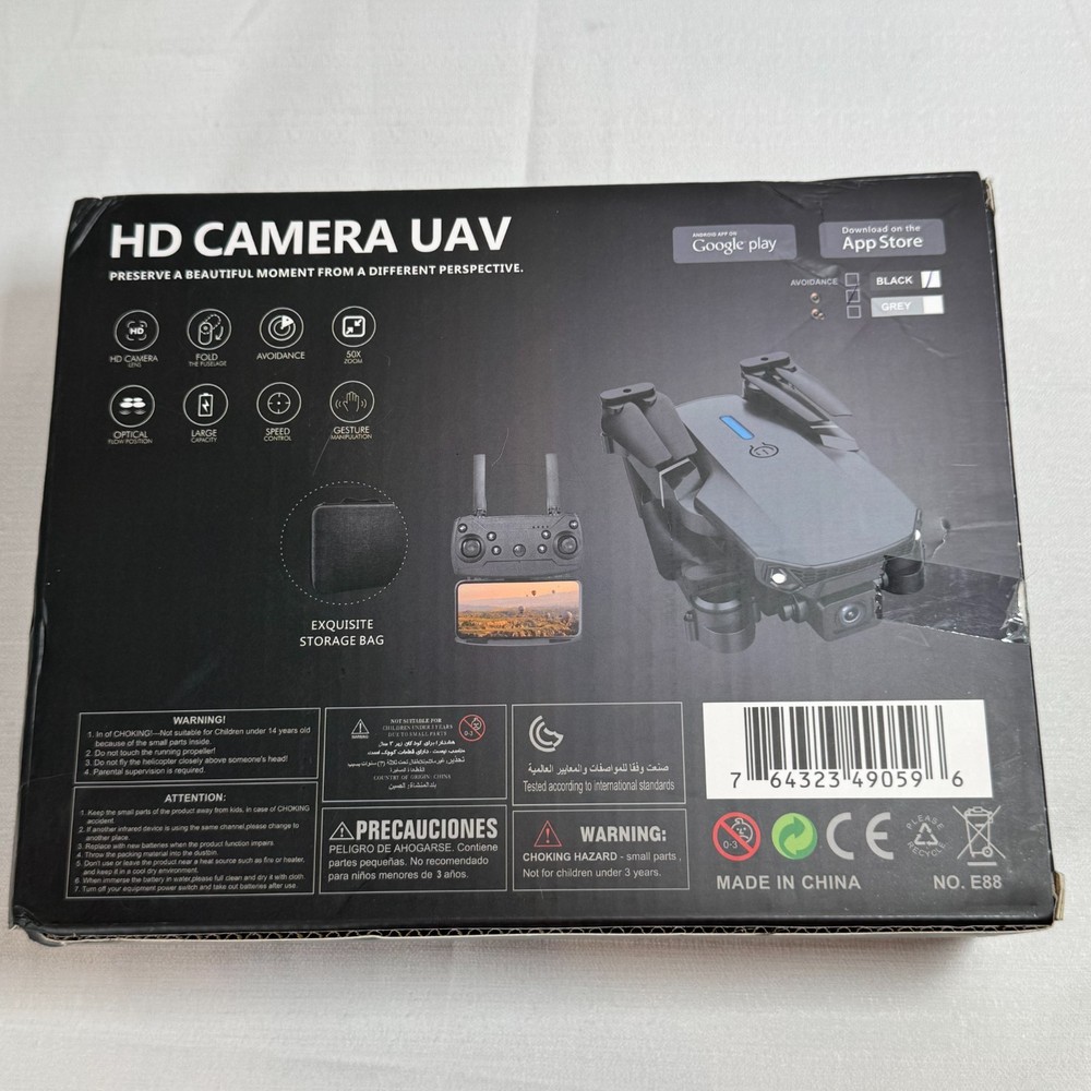 Brand New Black Foldable Hd Camera Uav Drone