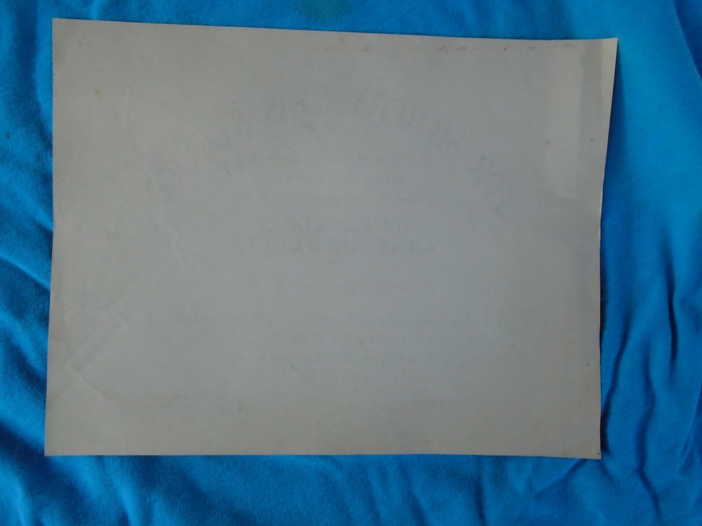 WWII US Army Air Force Meritorious Service certificate named & dated