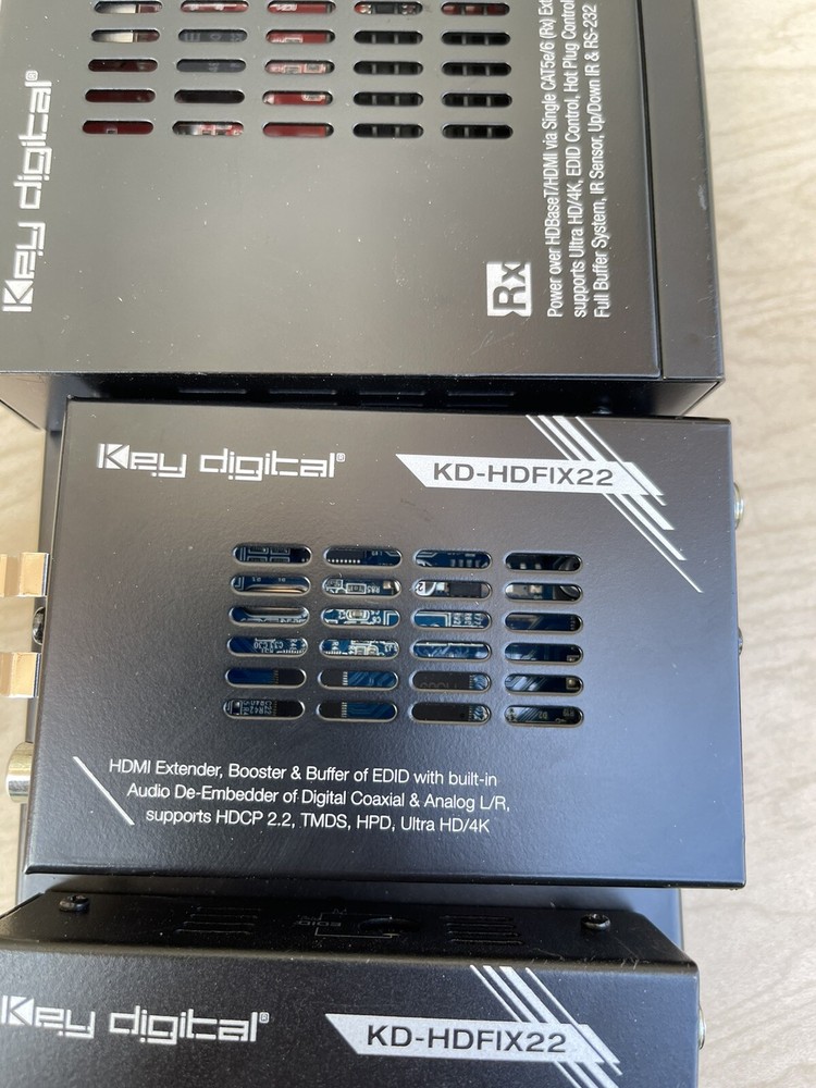 Key Digital KD-BKTCHPN Rack Mount Bracket with Extra Equipment