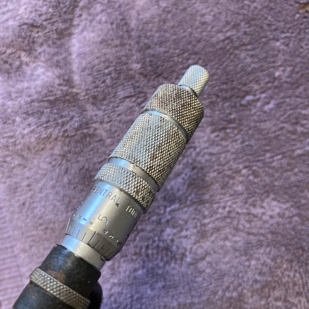 Vintage Central Tool 1”-4” Micrometer