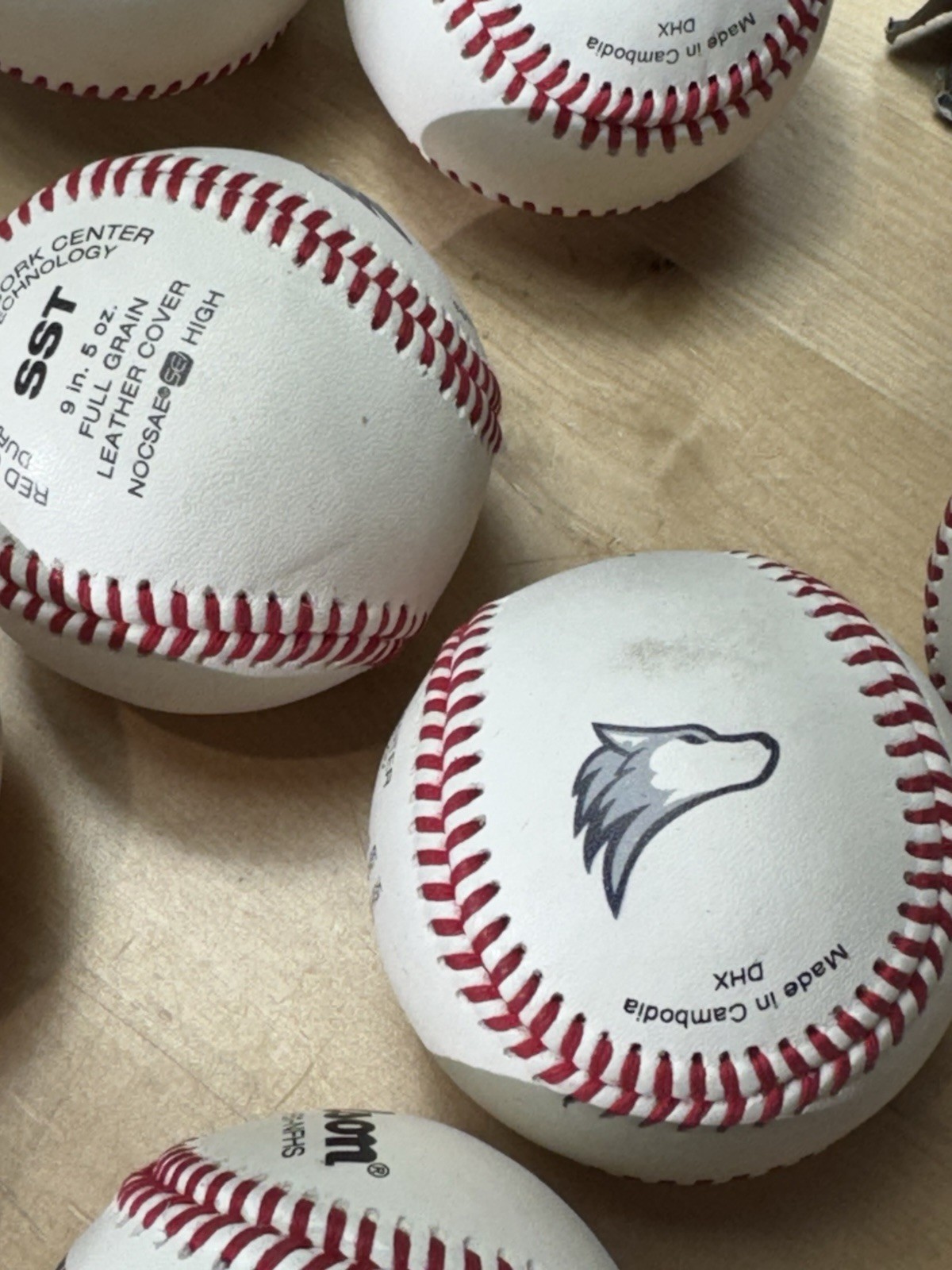 20 Leather Baseballs (13)Wilson A1010HS1-NFHS (5) Rawlings ROLB1X (1) MLB LOT