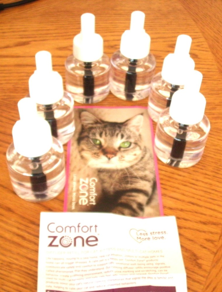 NEW Comfort Zone - Multi Pack Cat Calming Diffuser 30-day Refills, 6 Pack, NIB