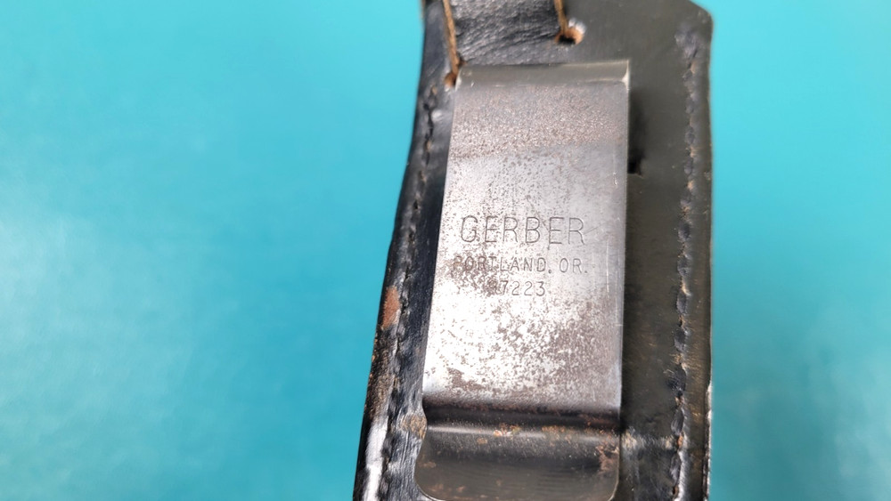 Early Vintage Gerber Command Mark 1 Boot Knife + Sheath TR1032