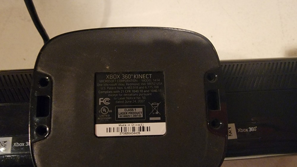 Microsoft Xbox 360 Kinect Motion Sensor Bar Tested Free Shipping