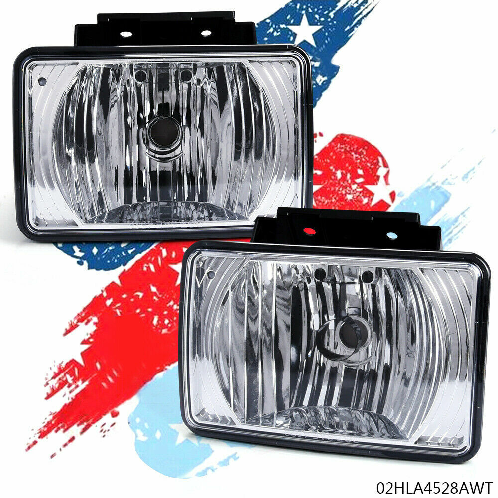 Pair Fog Light Replacement Fit For Chevy Colorado GMC Canyon 04-12 Pickup Bumper