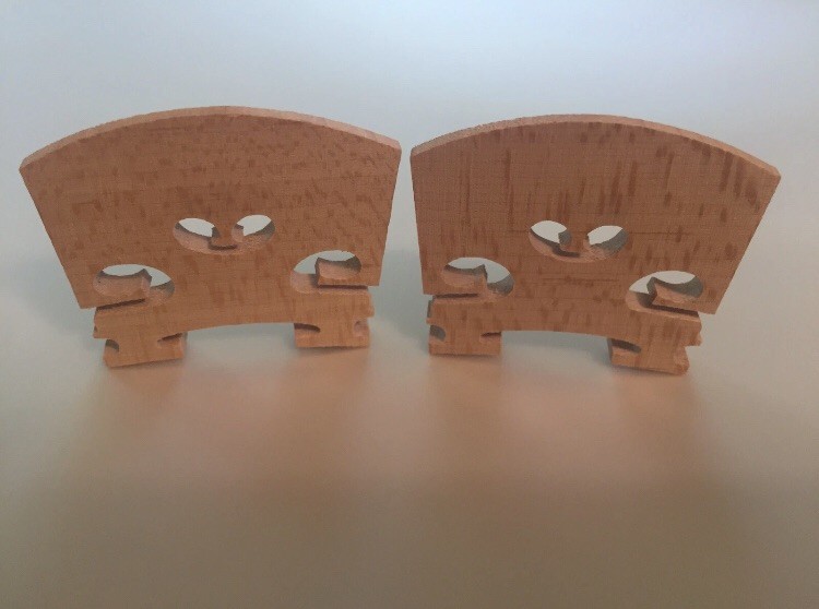 Two Violin bridge, 1/2 US Shipping