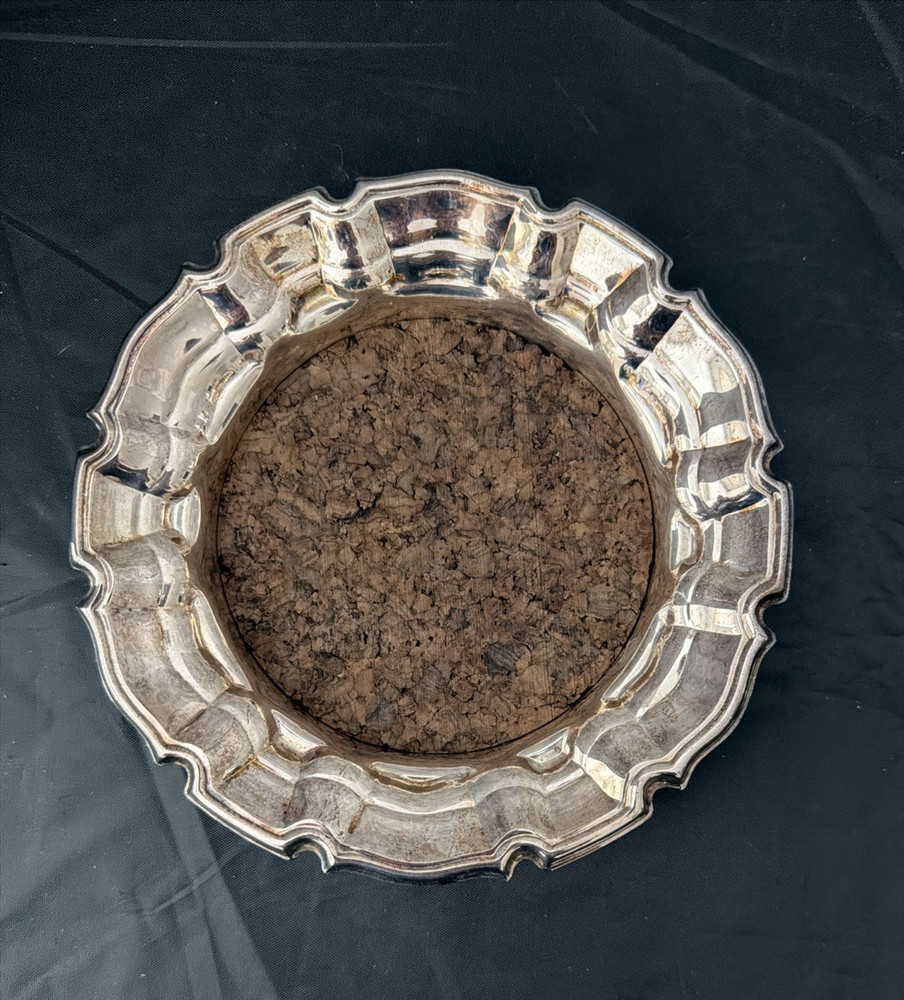 Towle Old Master E.P. 7049 Champaign/Wine Coaster, Silverplated