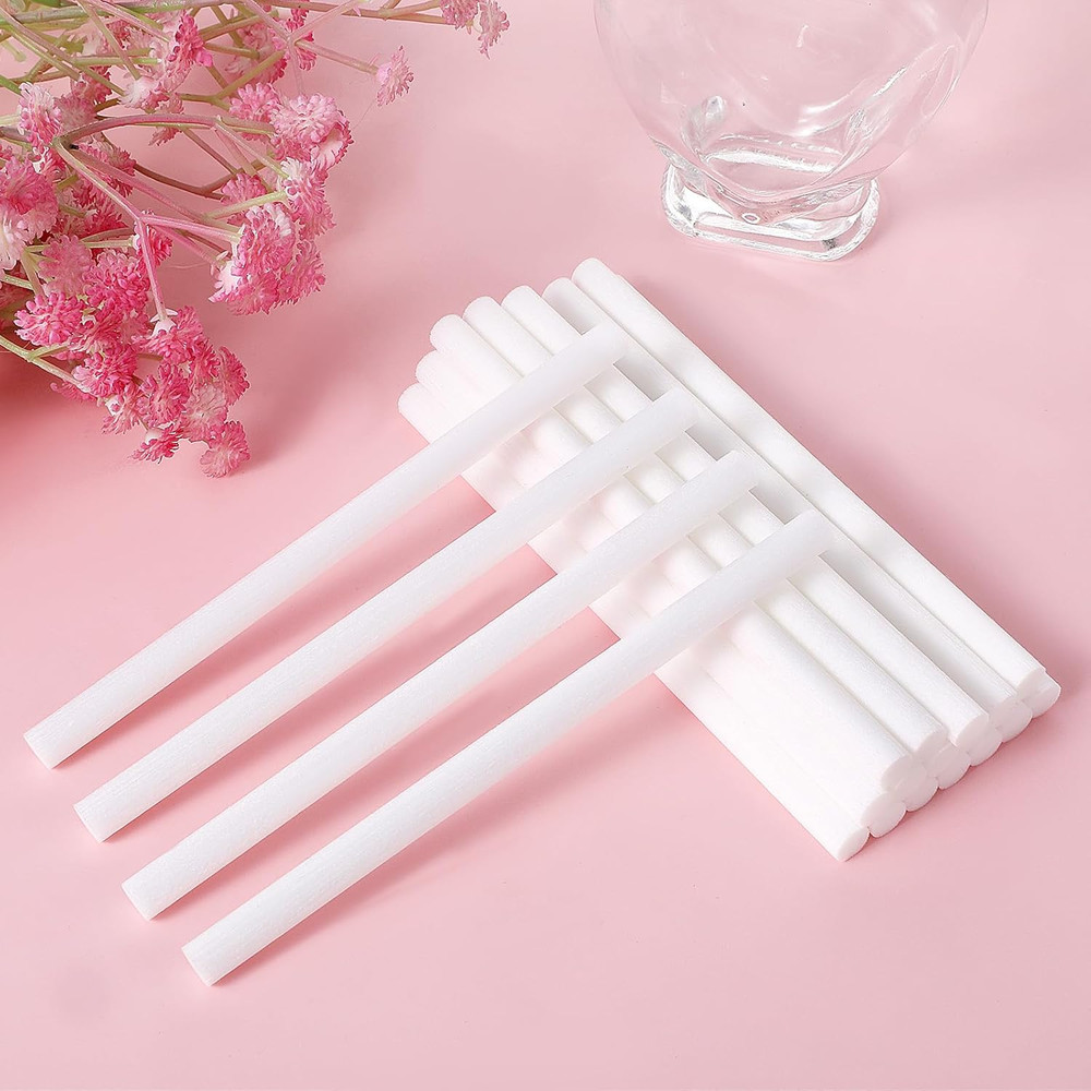 24 Pcs Humidifier Wicks Sticks Diffuser Wicks Replacement Cotton Refill Stick 5.