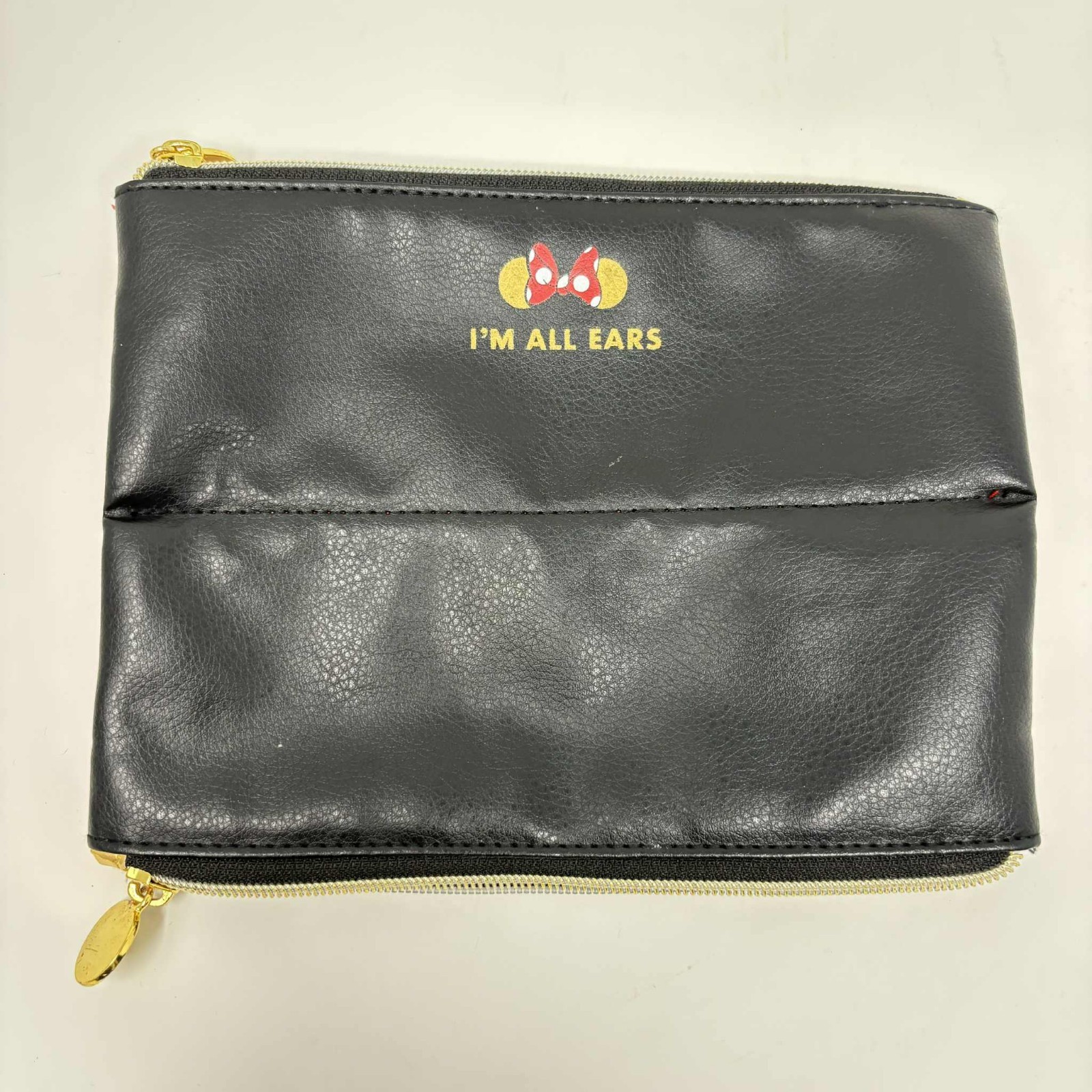 Disney Minnie Mouse Lady Change Purse Cash Wallet I'm All Ears Pencil Case