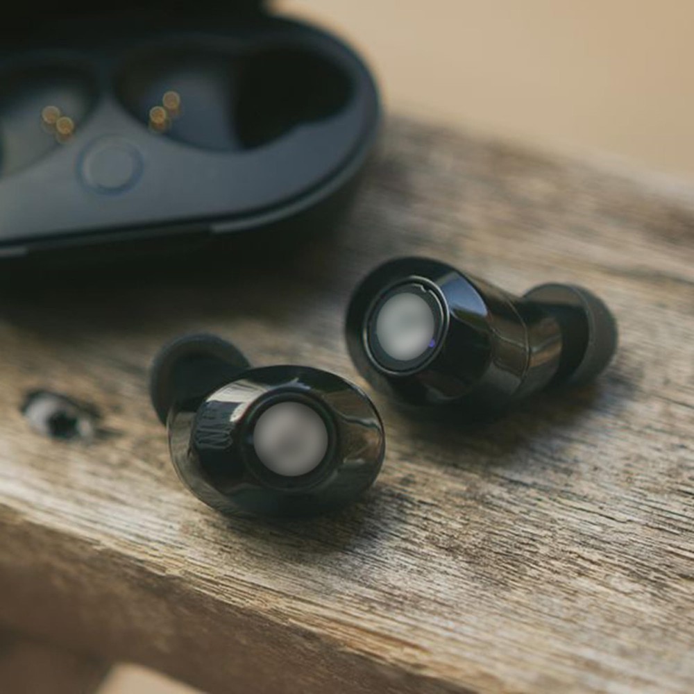 NANLANFAN Replacement Silicone Ear Tips for Ray-con E25, Black