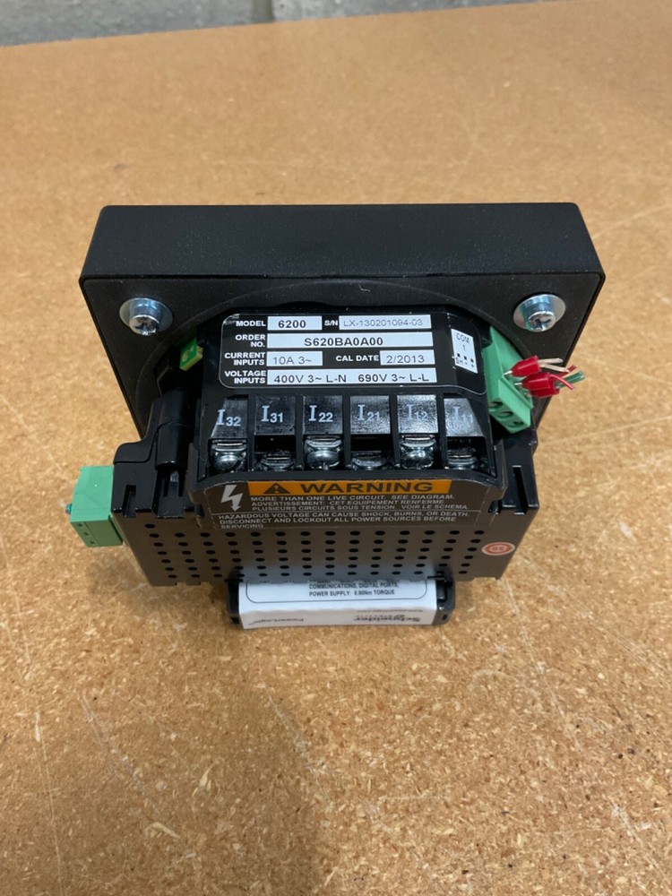 SQUARE D PowerLogic ION 6200 S620BA0A00 Module w/ 3 Current Transformers