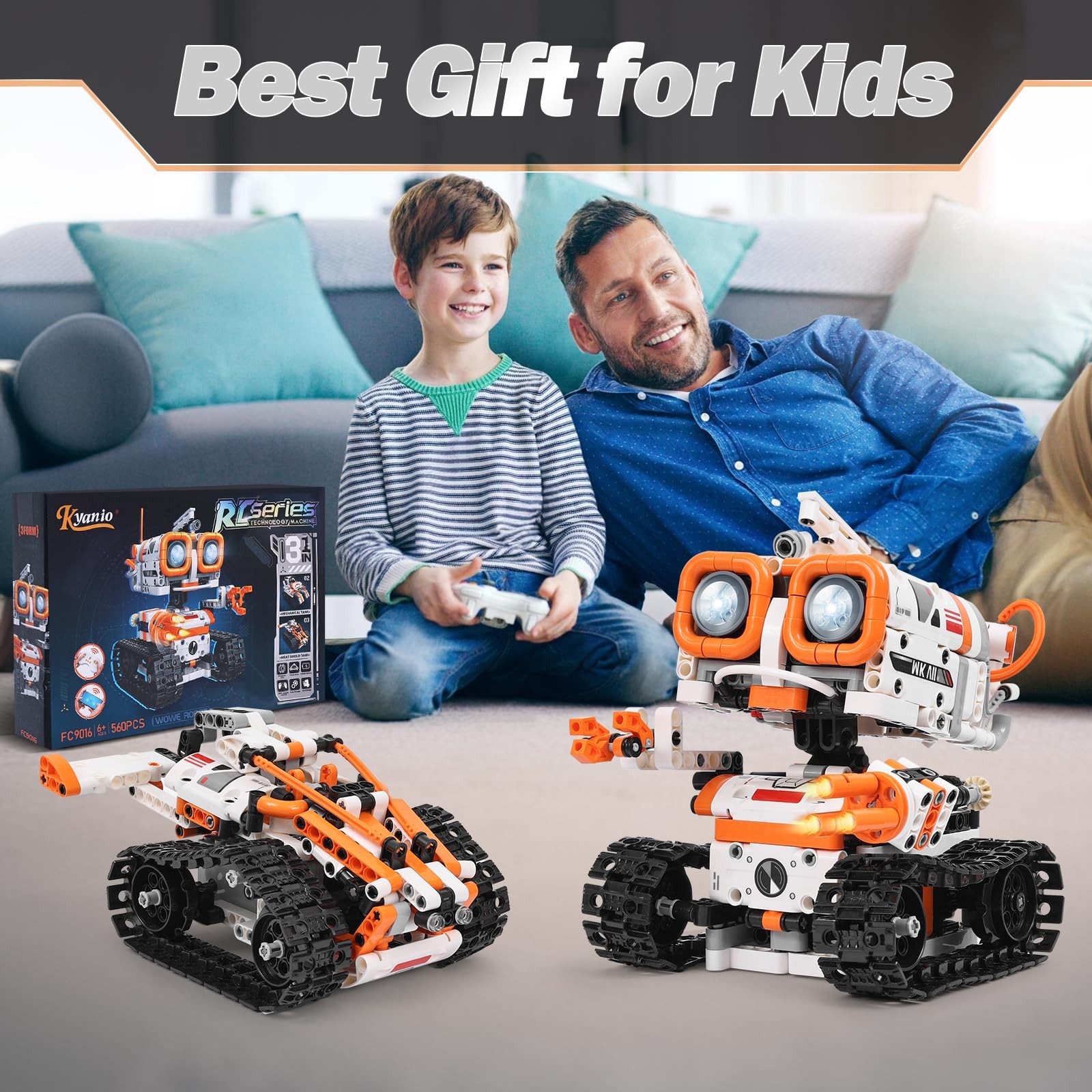 STEM Robotics Kits for Ages 8-12 8-14 Year Old, 3 in 1 Remote/APP Control & P...