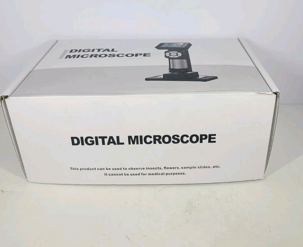 Portable Pocket Microscope Kit Mini Handheld Digital Microscope 500 x 2" Screen