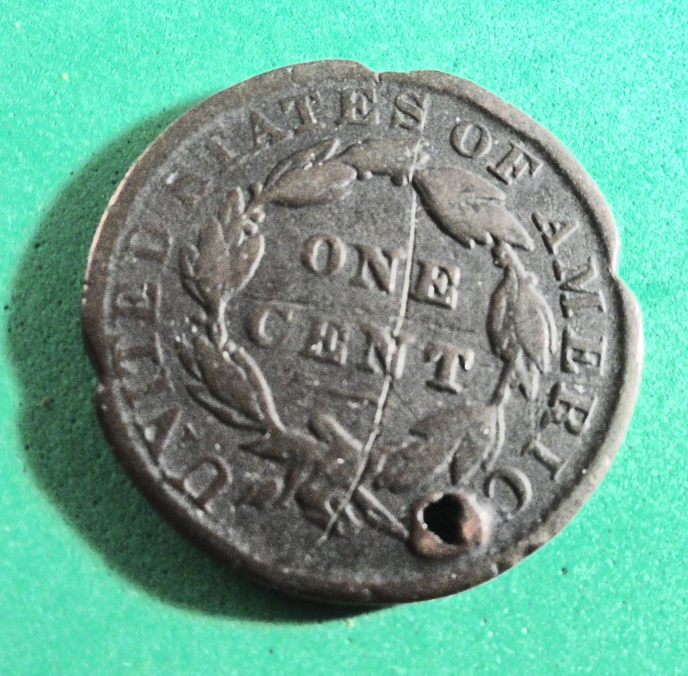 US 1833 LARGE CENT - LOVERS COIN