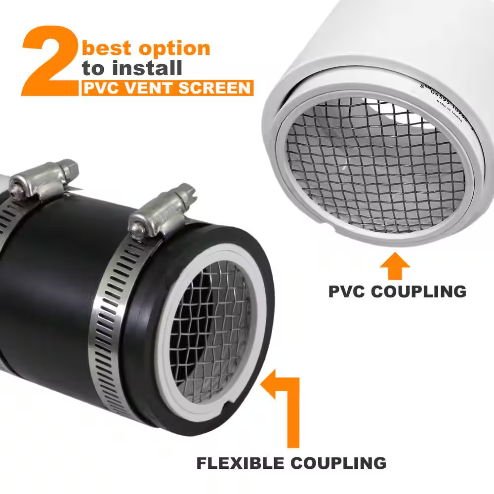 6 In. Termination Vent Cap With Condensation Drain