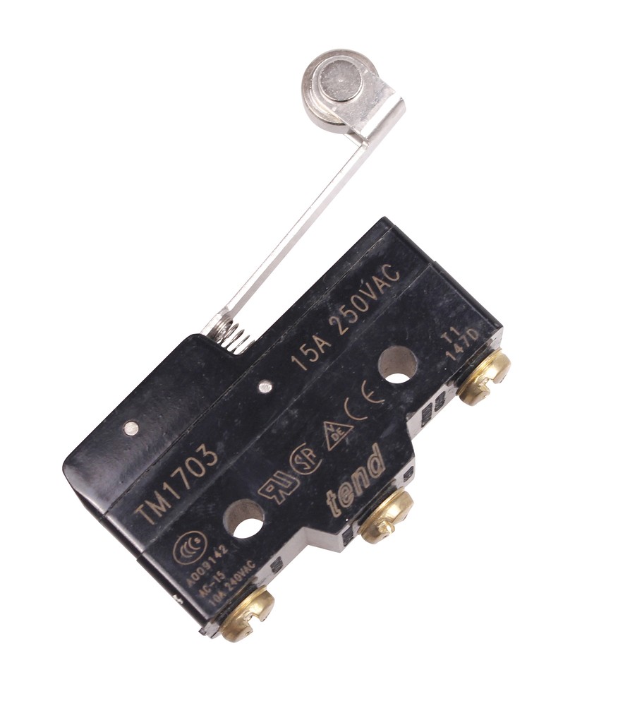 1Pcs CM-1703 Snap Action SPDT Roller Micro Lever Limit Switch AC 380V 15A