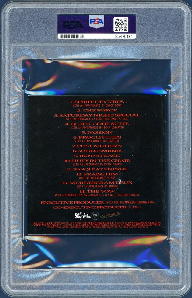 LL Cool J Signed Autographed "The Force" CD Booklet Rap PSA/DNA Authenticated